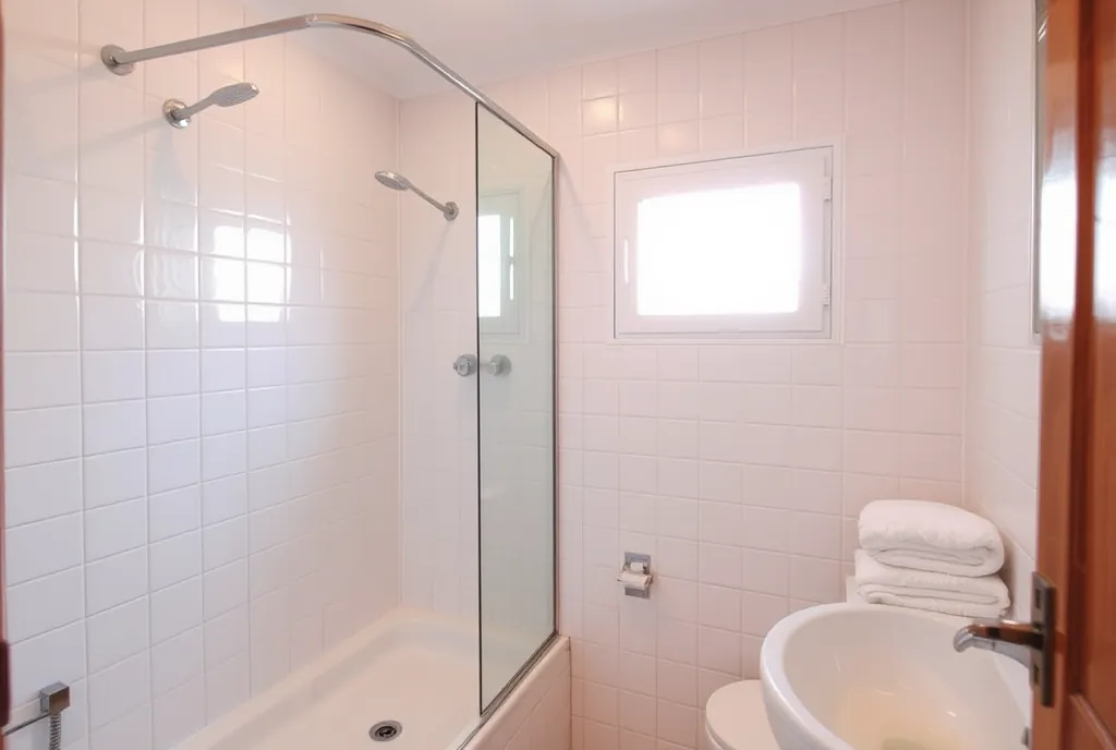 Baño desinfectado de una vivienda