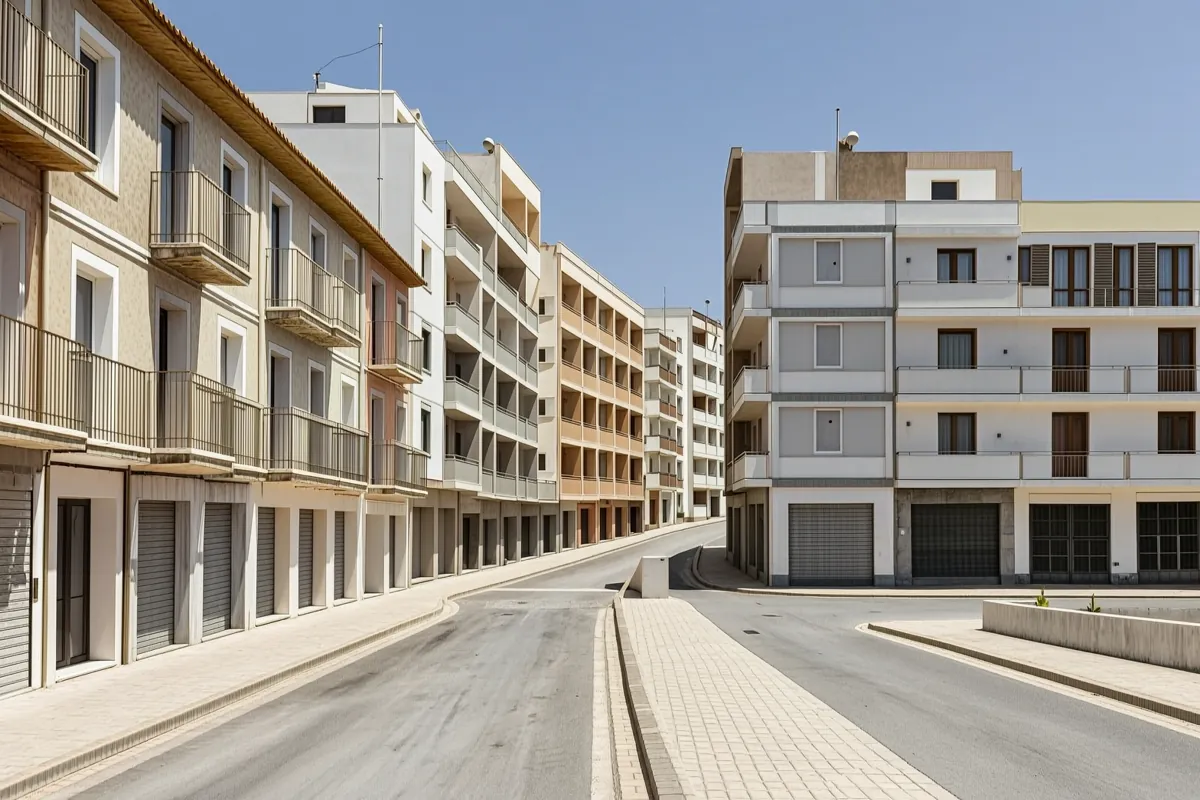 Calles y viviendas de Torrevieja